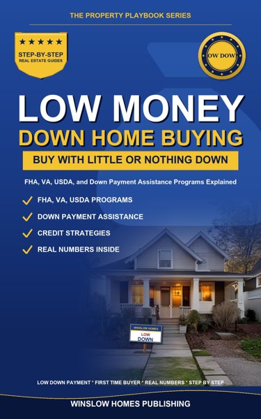 Low Money Down Home Buying Guide 2026, The Property Playbook Series cover