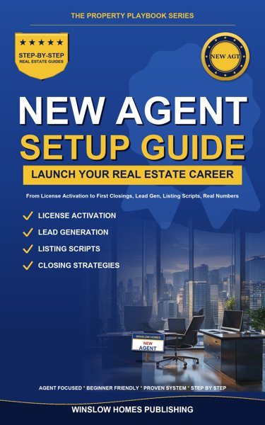 New Real Estate Agent Setup Guide 2026, The Property Playbook Series cover