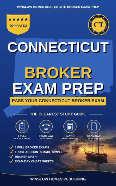 Connecticut Real Estate Broker Exam Prep cover