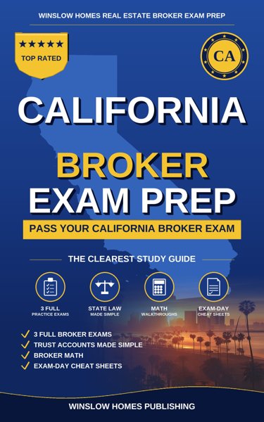 California Real Estate Broker Exam Prep cover