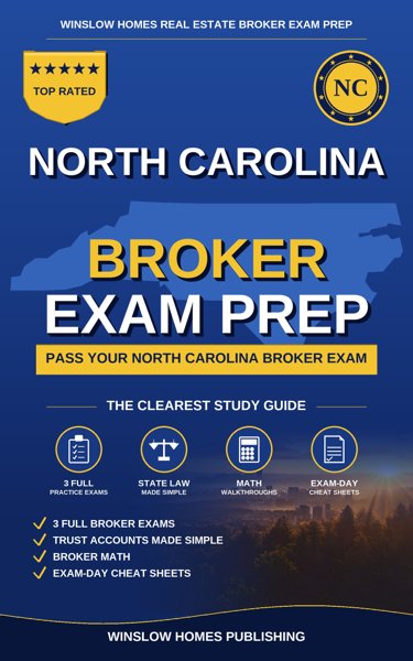 North Carolina Real Estate Broker Exam Prep cover