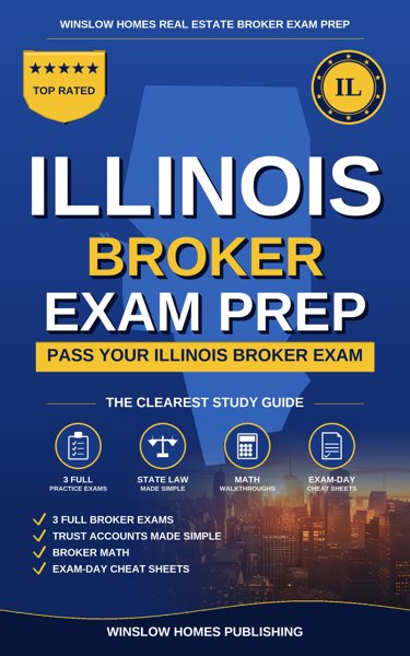 Illinois Real Estate Broker Exam Prep cover
