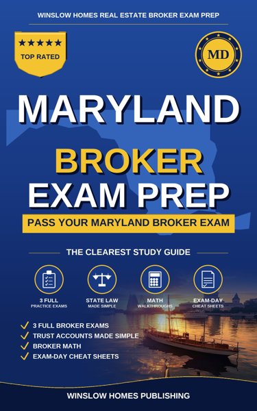 Maryland Real Estate Broker Exam Prep cover