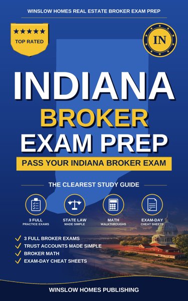 Indiana Real Estate Broker Exam Prep cover