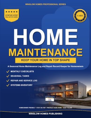 Home Maintenance Checklist Book cover