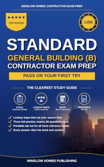 Standard General Building Contractor (B) Exam Prep cover
