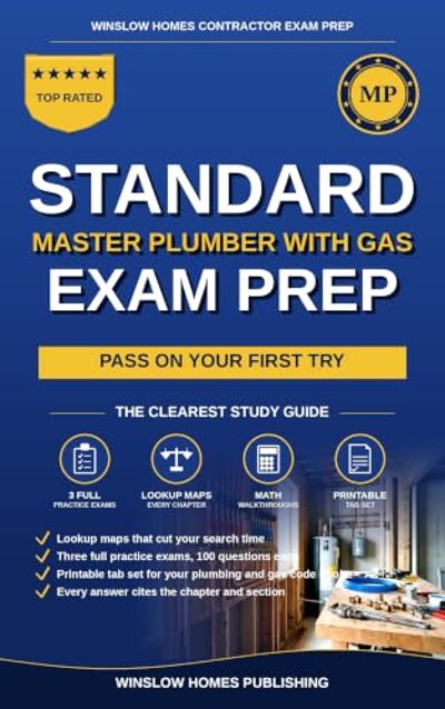Standard Master Plumber with Gas Exam Prep cover