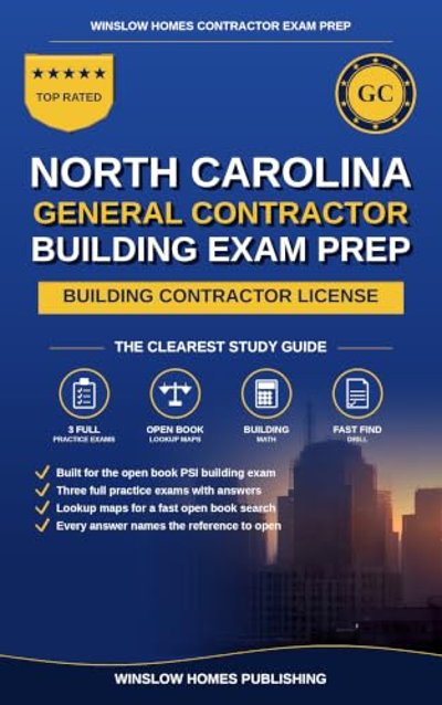 North Carolina General Contractor Building Exam Prep cover